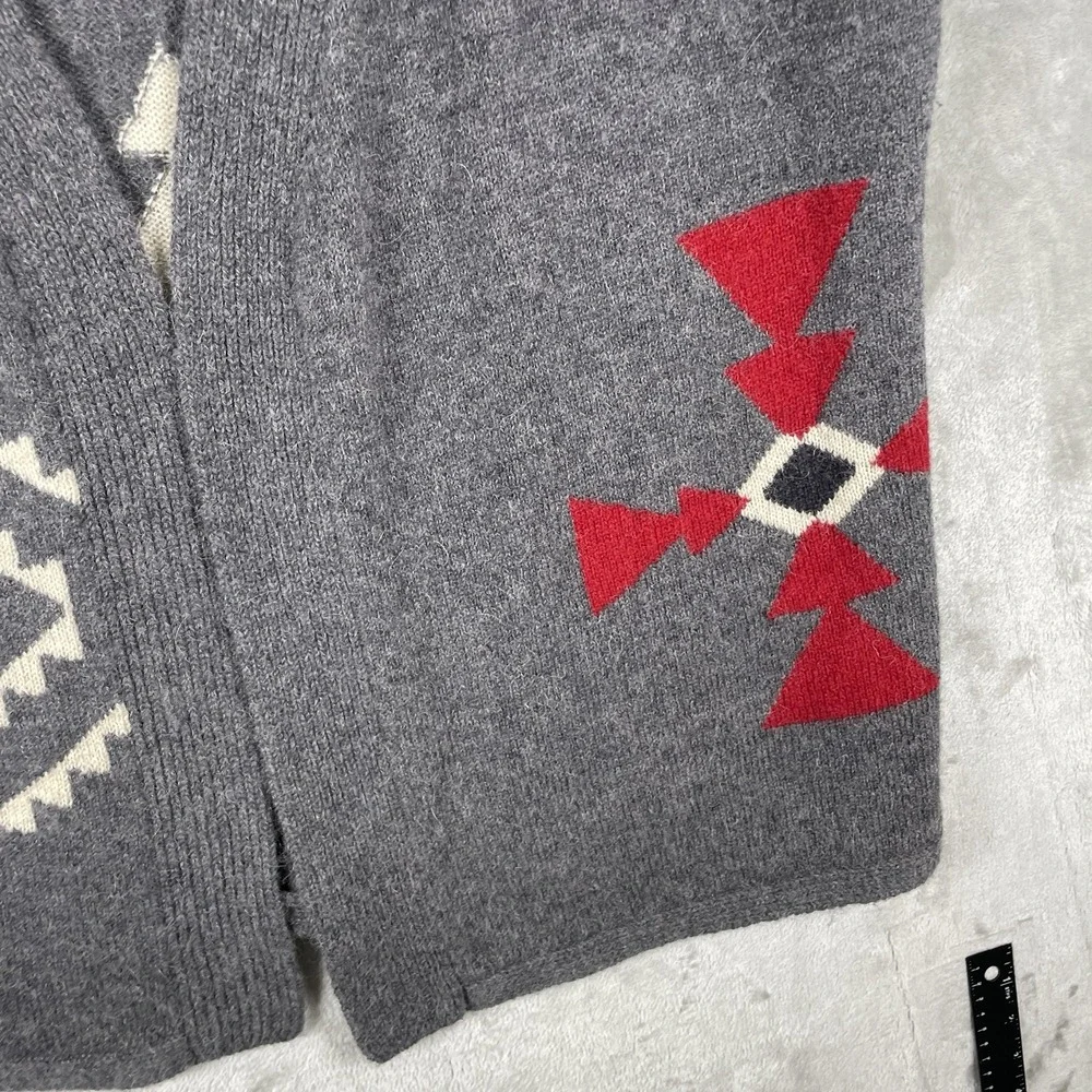 Vintage Pendlton Wool Aztec Shawl Vest Desert Southwest Navajo Sweater L/XL